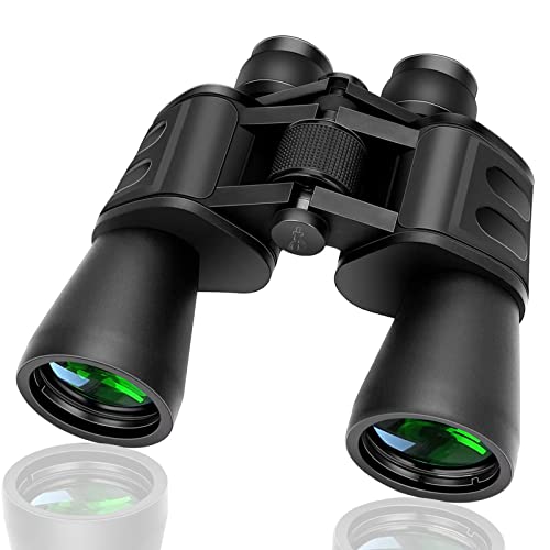 ZIYOUHU 20X50 Binoculars for Adults High Powered- Large View with Clear Vision Waterproof & Fogproof Lightweight Easy Focus Compact Binoculars for Bir