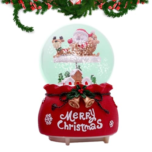 Bola de Navidad de invierno con luces LED que soluciona rincones oscuros 8