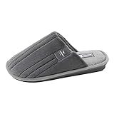 Pantuflas cerradas de invierno para hombre con diseño sencillo.