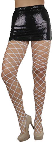 Image of ToBeInStyle Women's Large Mesh Fishnet Patterned Pantyhose Tights