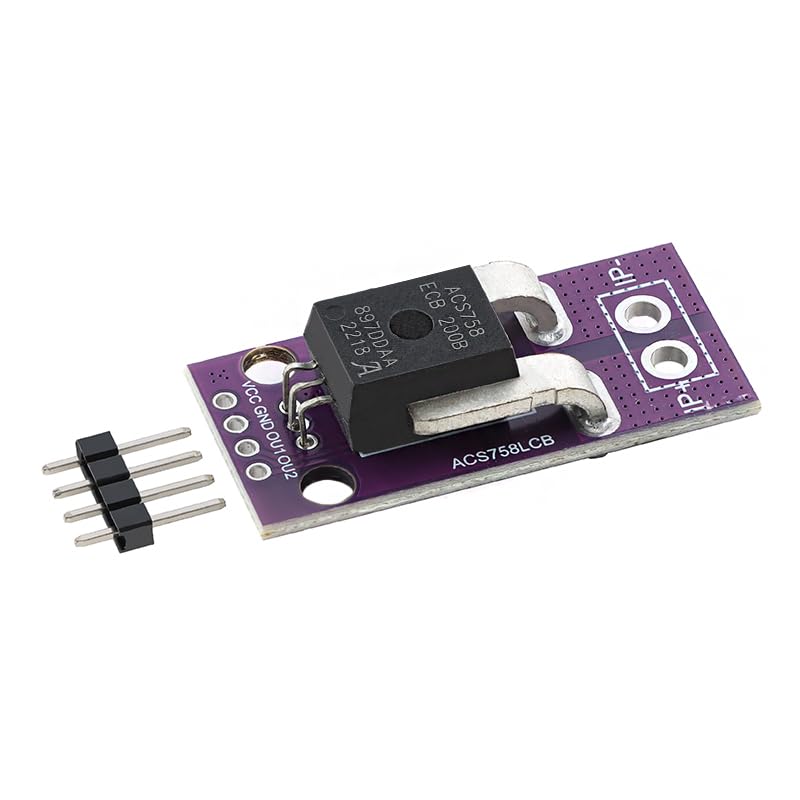 ACS758ECB-200B Hall Effect Current Sensor Module 200A DC/AC for Power Supply Monitoring
