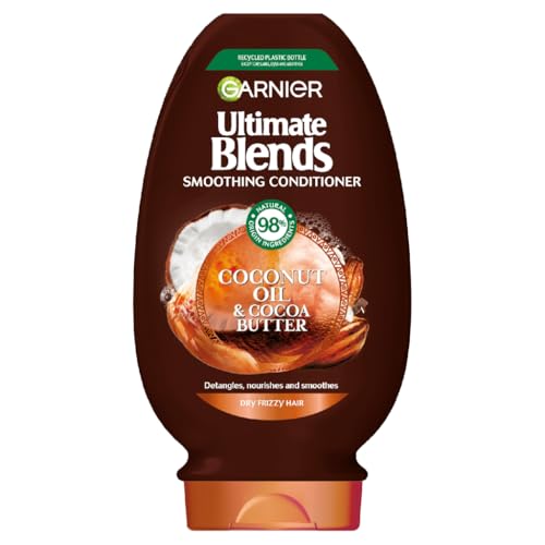 Garnier Garnier Ultimate Blends Coconut Oil & Cocoa Butter Conditioner For Frizzy And Curly Hair 400ml – Image 2