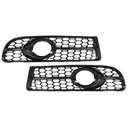 Calandre de phare antibrouillard avant noir brillant pour B7 S4 2005-2008 couvercle de rechange