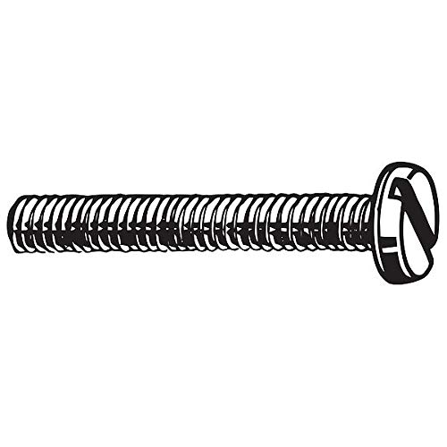 M4-0.7 x 10 mm. Pan Head Slotted Machine Screw, 100 pk.
