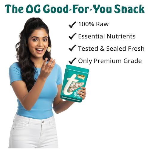 Image of Truthful Treats Pistachios 500g Roasted & Salted California Pista | Crunchy Whole Nuts in Shell for Daily Snacking & Household Consumption | Rich in Protein & Omega-3