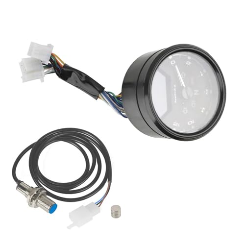 Tachymètre LED multifonction avec compteur de vitesse et niveau de carburant pour moto