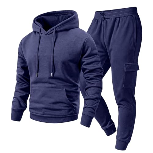 Men Sweatsuits Sets 2 Piece Athletic Casual Fleece Sweat Suits with Pockets - image 1