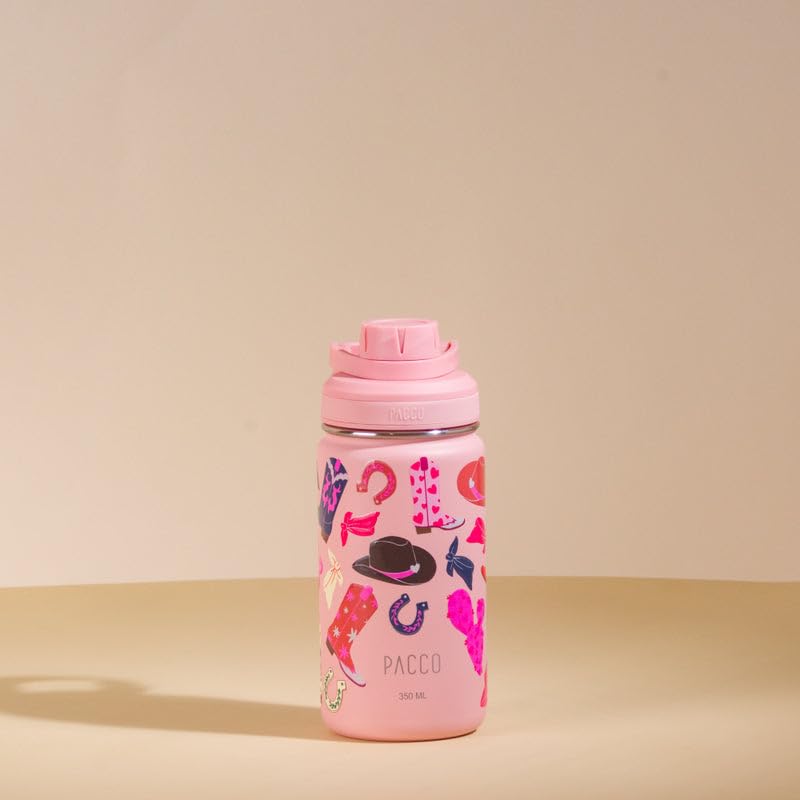 PACCO Garrafa Térmica Hydra V2 Estampada 350ml (BOIADEIRA ROSE)