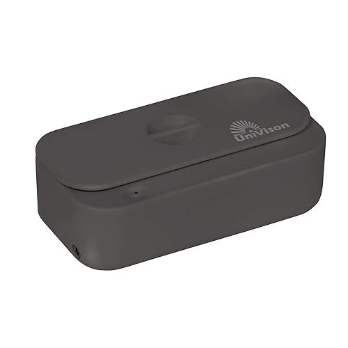 Limpiador ultrasónico para anteojos, anillos, monedas, joyería, reloj con temporizador digital DL240 (Balck)