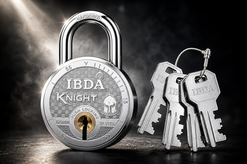 Image of 10 Locks with Same Key | Multiple Locks with Single Key | Common Key Lock | Steel Body | Lock for Home, Shutter, gate, Door, Shop, Outdoor | Same Key Lock Set of 10 with 8 Keys