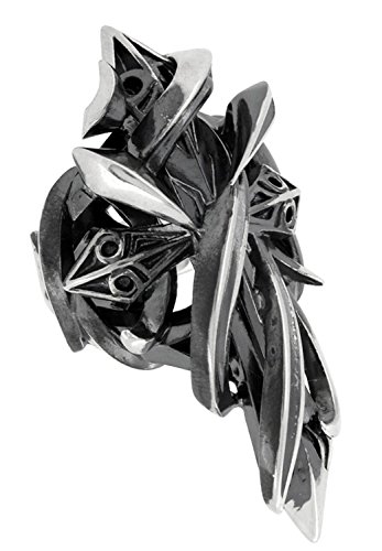 [エムズコレクション]M's collection 特 別 仕 様 シャープラインエッジクロス シルバー925 リング 13～27号 (27号) 指輪 メンズ