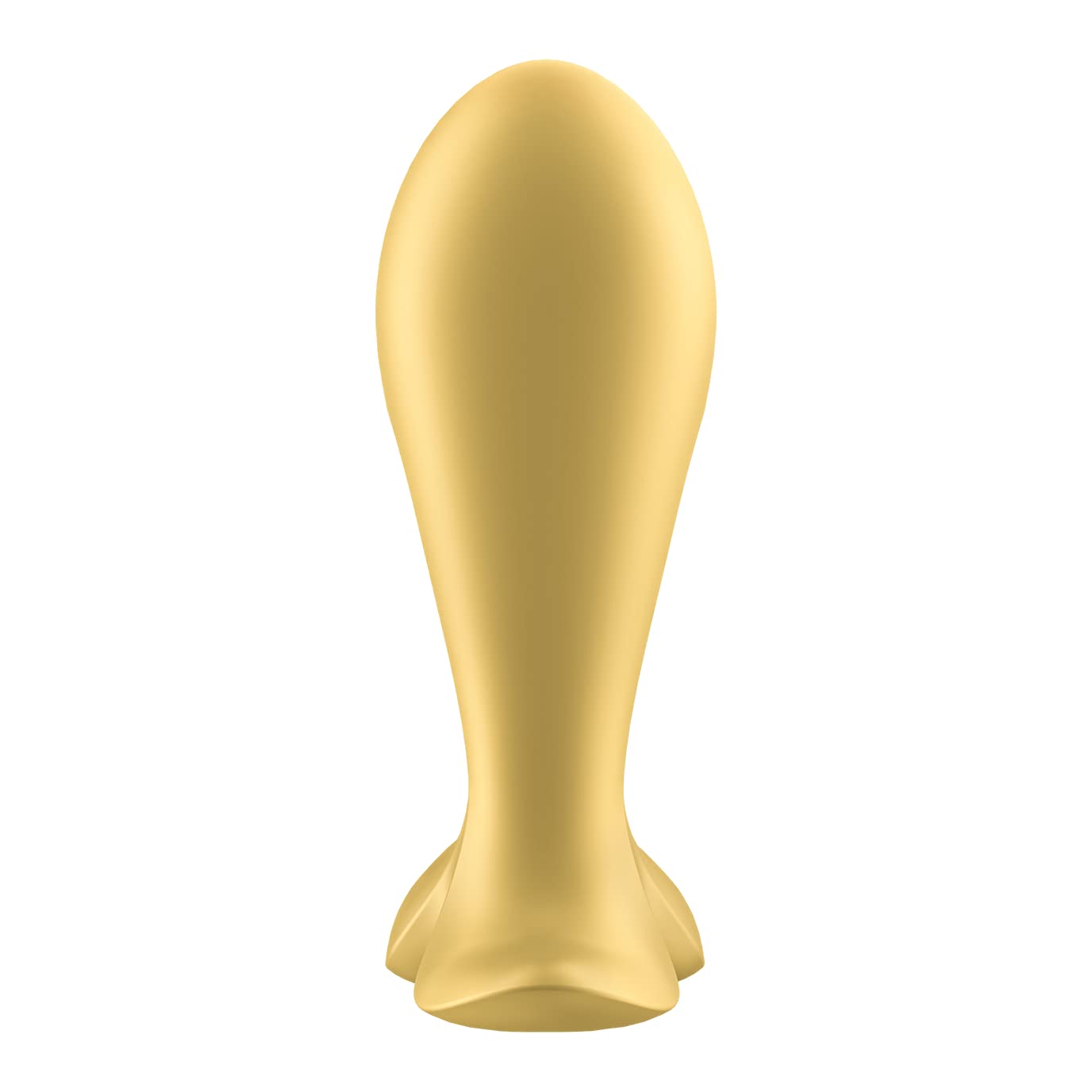 Satisfyer, vibrador, vibrador anal, 'Intensity Plug', 8,8 cm, silicona respetuosa con el cuerpo, resistente al agua (IPX7), controlado por app, color:Gold