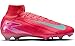 Nike Mercurial Superfly 10 Elite FG High-Top Soccer Cleats (FQ1454-800, Ember Glow/Aurora Green) Size 7.5