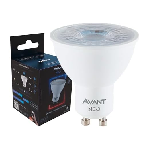 Lâmpada Dicróica Inteligente Smart Wi-FI compatível com Alexa, linha NEO, 5W, Luz branca e amarela (2700K-6500K), Bivolt, Avant