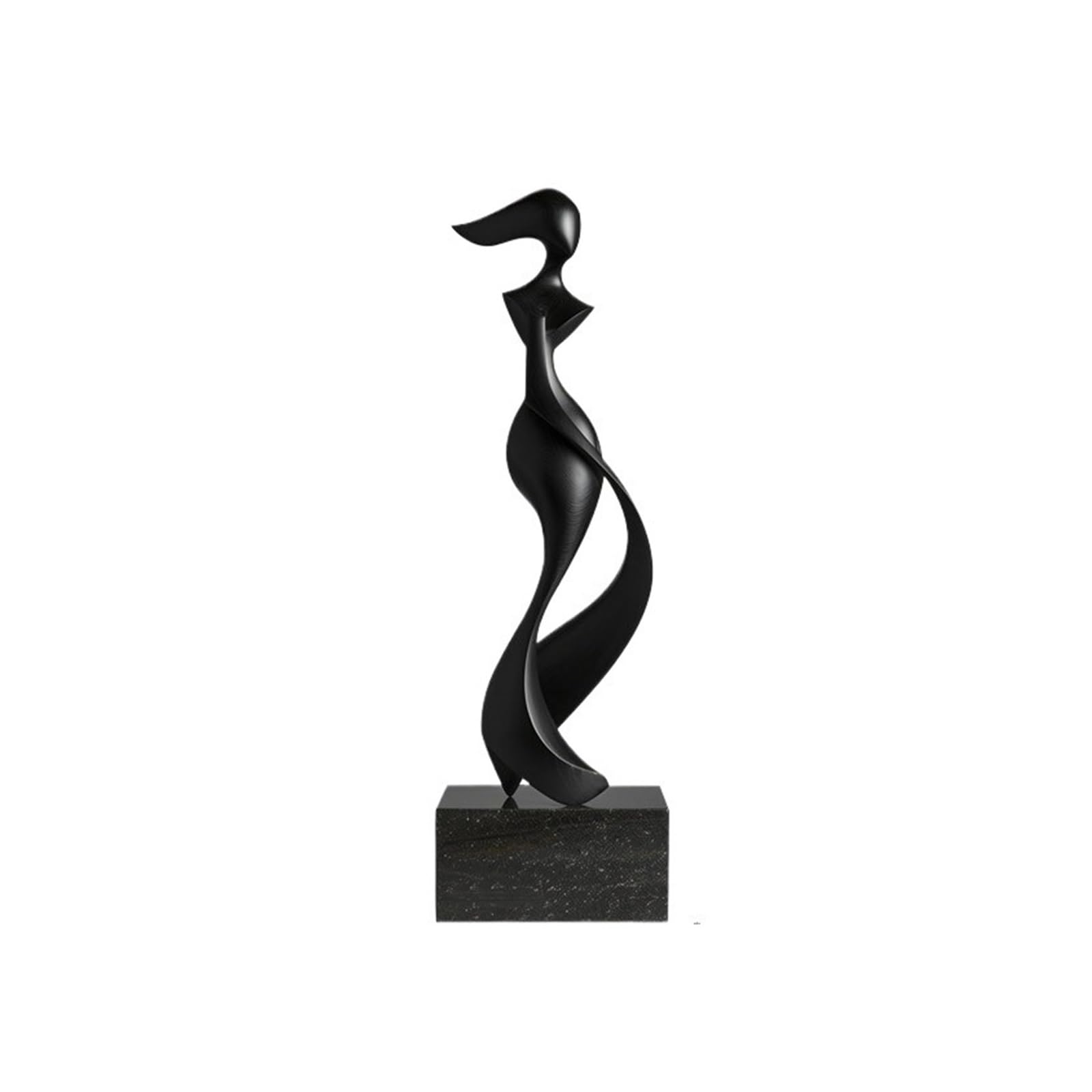 zhuyanbo007 Desk Statue, Abstract Figures, Wooden Sculptures Art Pieces Lobby and Office Decorations Home Furnishings
