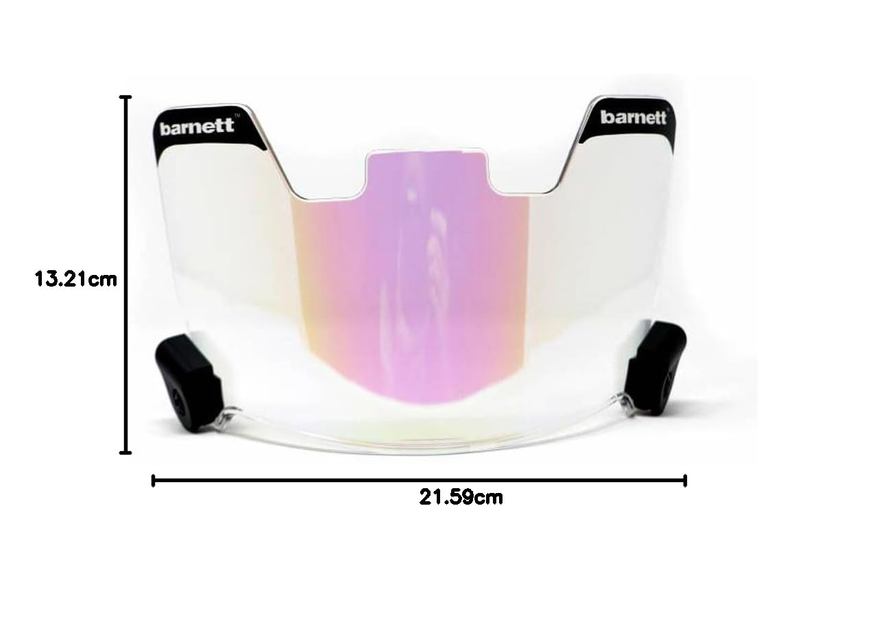 BARNETT Reve - Visiera REVO Arancione, Casco da Calcio Americano