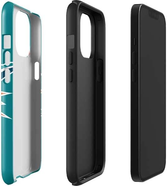 Skinit Impact Phone Case Compatible with iPhone 13 Pro Max - Officially Licensed NFL Miami Dolphins Large Logo Design