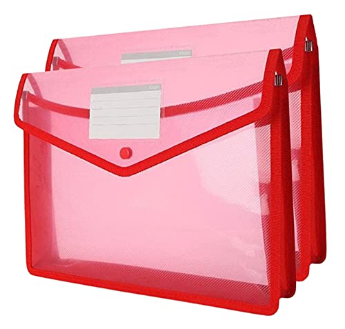 FEDUS Document Holder Envelope Folder,File Storage Bag with Snap Button ...