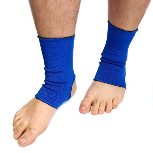 PROGNE SPORTS Elastica, Tornozeleira De Para Atividades Físicas Masculino E Feminino, Azul (Blue), M