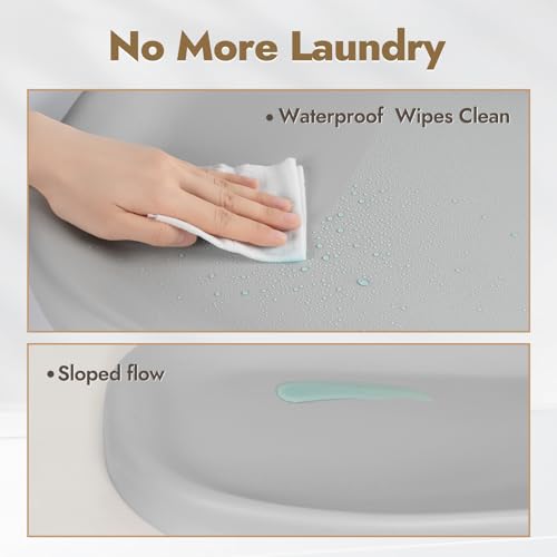 image for Papablic Baby Changing Pad, Wipeable Changing Pad with Removable Safet