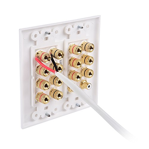 Cable Matters 16 Awg Cl2 In Wall Rated Oxygen-Free Bare Copper 2 Conductor Speaker Wire (Speaker Cable) 100 Feet #TOP4