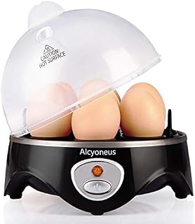 Alcyoneus Rapid Egg Cooker, Electric Egg Boiler, Noise-Free Hard Boiled Egg Cooker