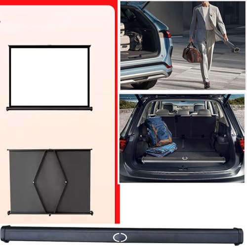 Pantalla Retráctil Portátil 50 Inch 16:9 para Proyector miniatura 5