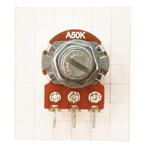 Image of Logarithmic Potentiometer Mono A Volume Pot T18 Splined Shaft BAS (A50K)