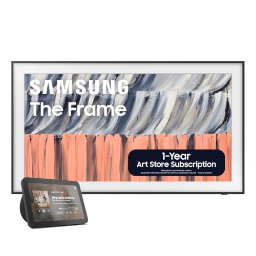 Image of Samsung 75-Inch Class The Frame Smart TV (2026 Model) with 1-Year Art Store Subscription and Amazon Echo Show 8 Bundle