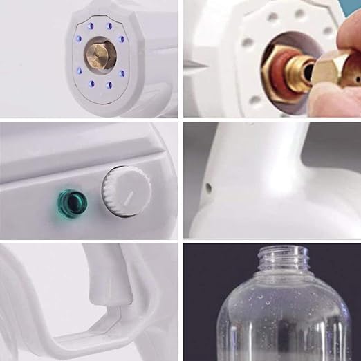 Automatic Sanitizer Fogger Smoke Machine Spray Gun Use Anywhere Capacity: 800 ML