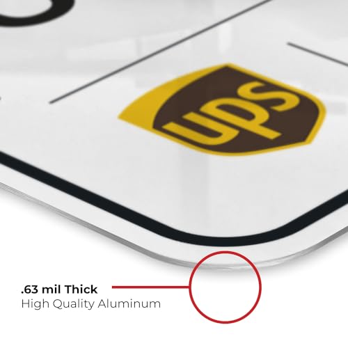 Image of Package Delivery Sign, Delivery Instructions Please All Package to Back Door Sign, 18x24 Inches, Rust Free .063 Aluminum, Fade Resistant, Made in USA by Sigo Signs