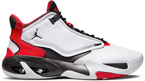 Image of Men's Jordan Max Aura 4 White /Black-University Red (DN3687 106), White /Black-university Red