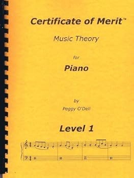 Paperback Certificate of Merit Music Theory for Piano Lv 1 by Peggy O'Dell (2007-05-03) Book