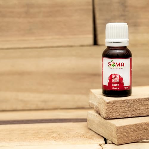 Image of Root Chakra Oil | Blends of Pure Essentials Oils Ideal for Calming Effects, | 15 ml | Aroma Oil & Seven Chakra Oils | Best for Aromatherapy & Meditation | Pack of 1