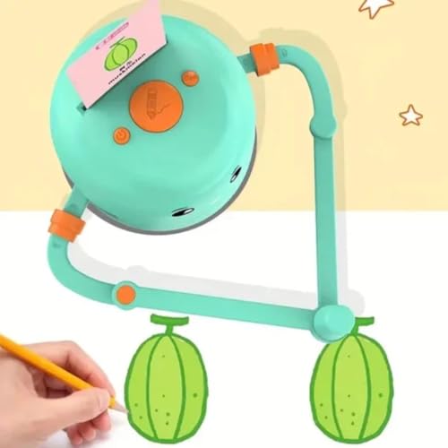 Image of DRUMSTONE {Exclusive 5+5 Years Warranty } Interactive Kids Drawing Robot Toy | Educational Learning Assistant with Flash Cards, Step-by-Step Drawing, Fun Creativity Booster for Boys & Girls