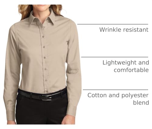 Image of Port Authority Ladies Long Sleeve Easy Care Shirt