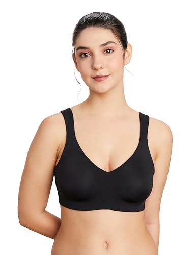 Image of Symbol Premium Nylon Blend Women's Minimiser Bra (Non Padded,Wired,Full Coverage,Broad Cushioned Strap,4 Way Stretch Fabric)