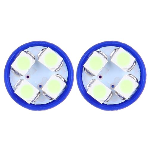 ECCPP Instrument Cluster Dash Panel Lights with Twist Lock Socket T10 4-3528-SMD-Ice Blue T10 Twist Lock W5W 147 152 158 159 161 168 184 192 193 259 280 285 447 464 501 555 558 585 655 656 657 1250