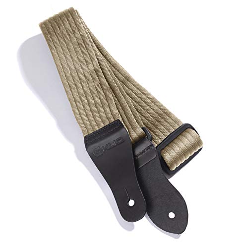 KLIQ Sangle de guitare vintage tissée pour guitare acoustique et électrique | Style Hootenanny jacquard des années 60… - Les Beatles, Paul McCartney, John Lennon, RIngo Starr, George Harrison KLIQ Sangle de guitare vintage tissée pour guitare acoustique et électrique | Style Hootenanny jacquard des années 60…