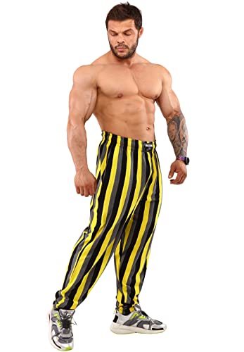 Men's Baggy Sweatpants with Pockets, Oldschool Loose Fit Gym Pants