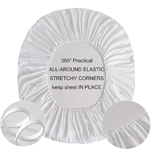 Mohap lenzuolo con angoli, White, Doppio