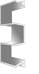 Prateleira De Canto Reto Mdf Branco Estante Livros Nicho