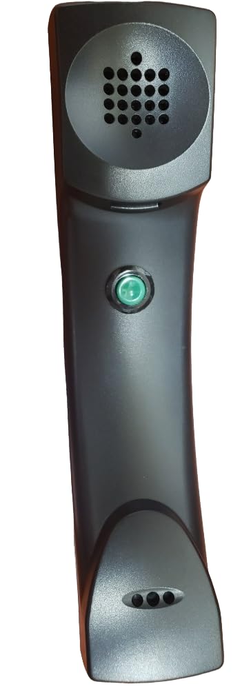 The VoIP Lounge Push to Talk PTT HD Voice Handset for Polycom VVX Series IP Phone 300 301 310 311 400 401 410 411 500 501 600 601 1500 Black