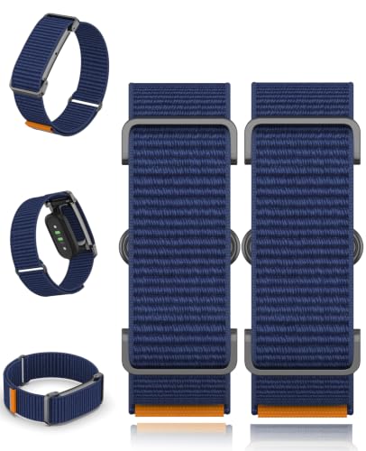 Google Fitbit Air�i�C�����o���h�A���^���P�[�X�t���A�t�b�N�ƃ��[�v�X�g���b�v�����p�A�ʋC���̂���X�|�[�c���[�v�A���߉\�ȐD�����X�g�o���h�AFitbit Air�X�N���[�����X�t�B�b�g�l�X�g���b�J�[�p�A2�_�A�V�A�[���C�����u���[�B
