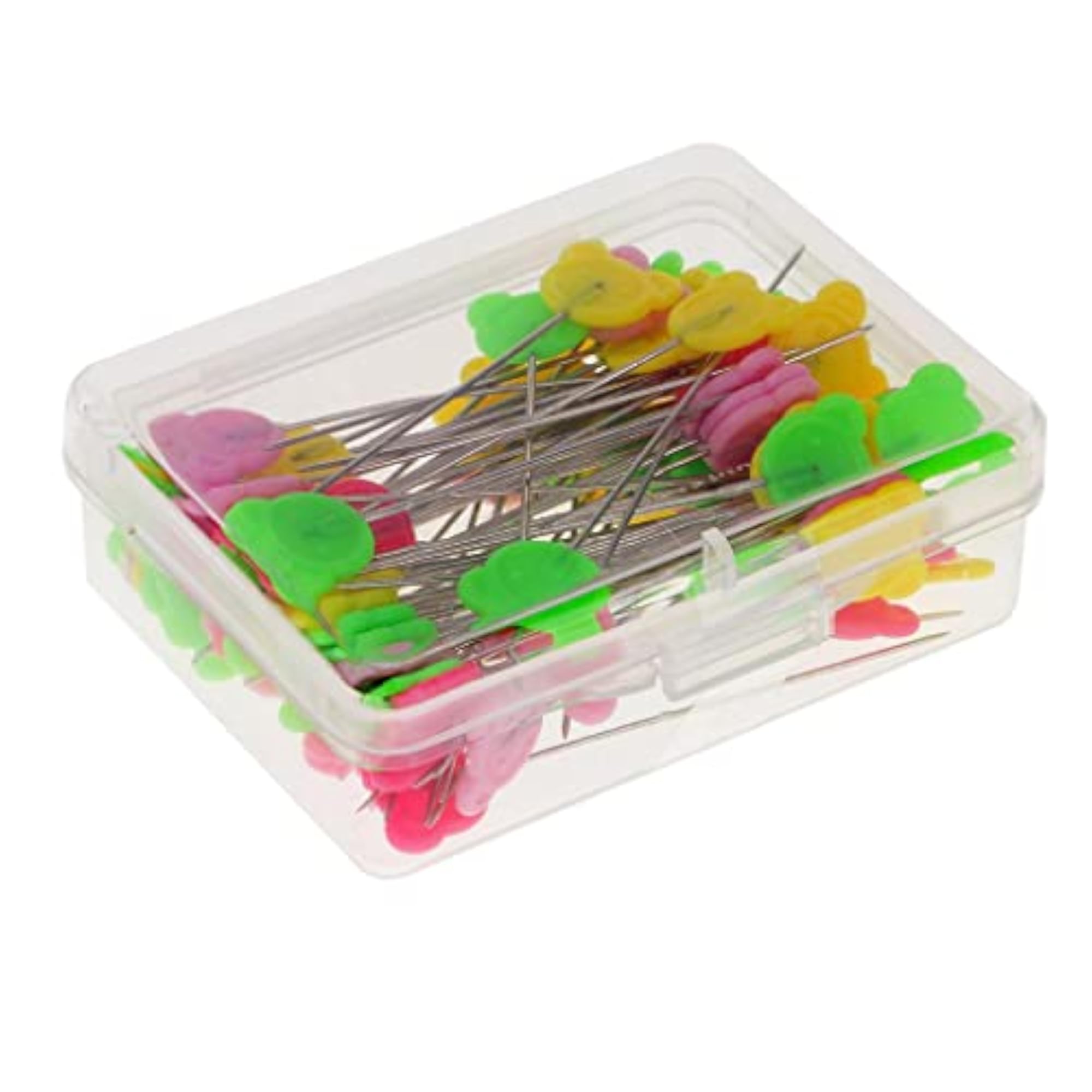 Box Patchwork Pins Straight Pins for DIY Quilting Tool, Bear Design