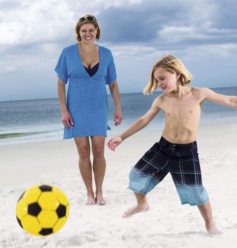 Image of Bestway Sport Inflatable Beach Ball 16 Inch / 41cm | Designer Inflatable Beach Baseball Splash & Play | Vinyl | Swimming | Pool Ball for Kids White, Multi (31004)