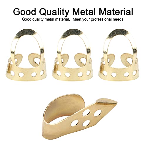 médiators, médiators de banjo Médiator en métal réglable creux 3pcs Index Finger 1Pc Thumb Banjo Guitar Ukulele Parts… - Les Beatles, Paul McCartney, John Lennon, RIngo Starr, George Harrison médiators, médiators de banjo Médiator en métal réglable creux 3pcs Index Finger 1Pc Thumb Banjo Guitar Ukulele Parts… – Image 5