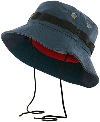 Masterdis Mstrds C3 Safari Bucket Hat Cappello con Lacci Taglia S/M Colore  navy : Abbigliamento
