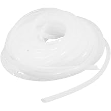 Spiral Wrap 10 Meter Spiral Cable Cord Manage Tube Diameter 8mm 33Ft Black Clear Polyethylene Wire Wrap Tubing Cover Size Clear