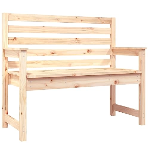 Banc de Jardin 2 Places et Causeuse d'extérieur en Bois Marron